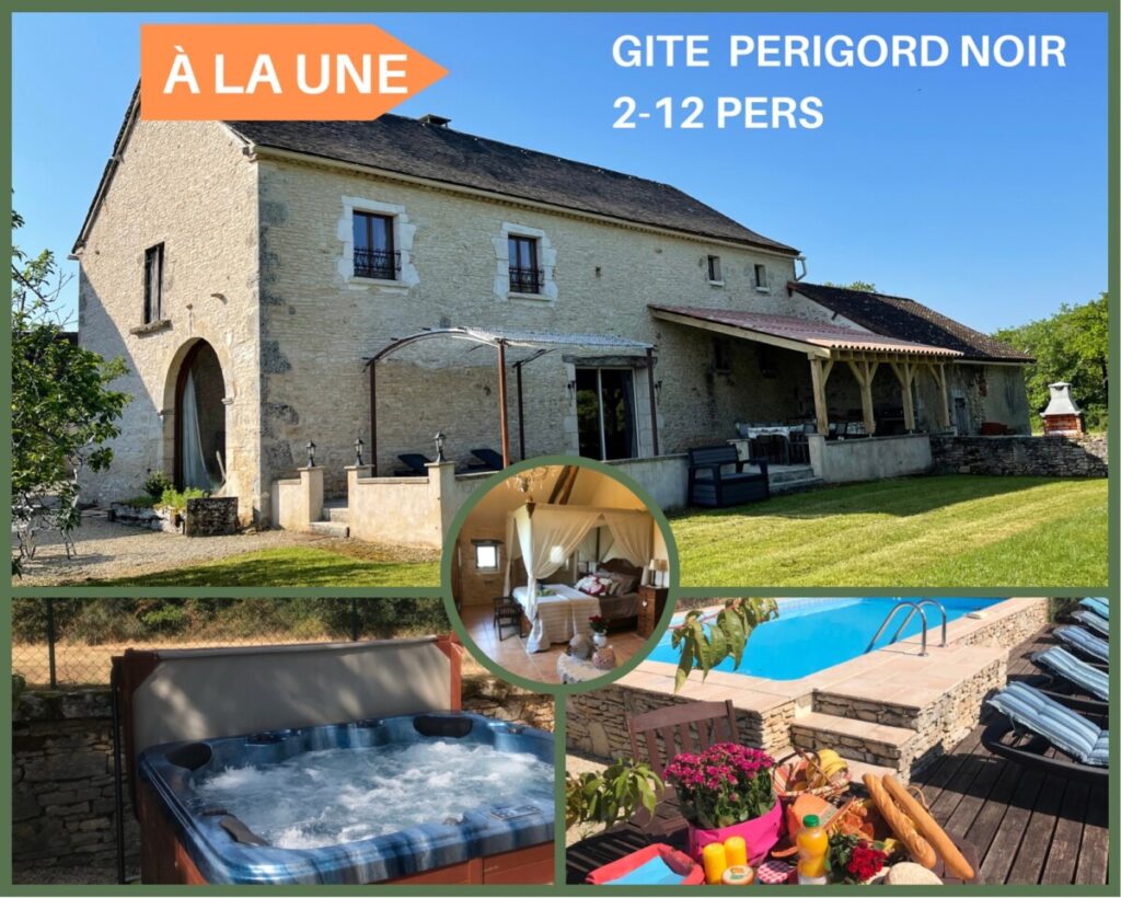 Beautiful property, jacuzzi, heated pool, Dordogne – sleeps 2-12